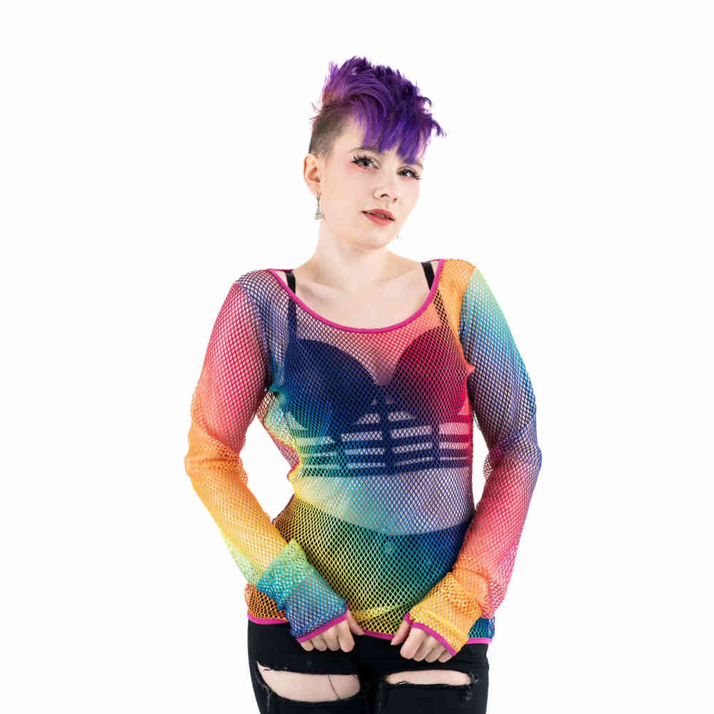 Poizen Industries - Future Lange ärmel top - Regenbogen
